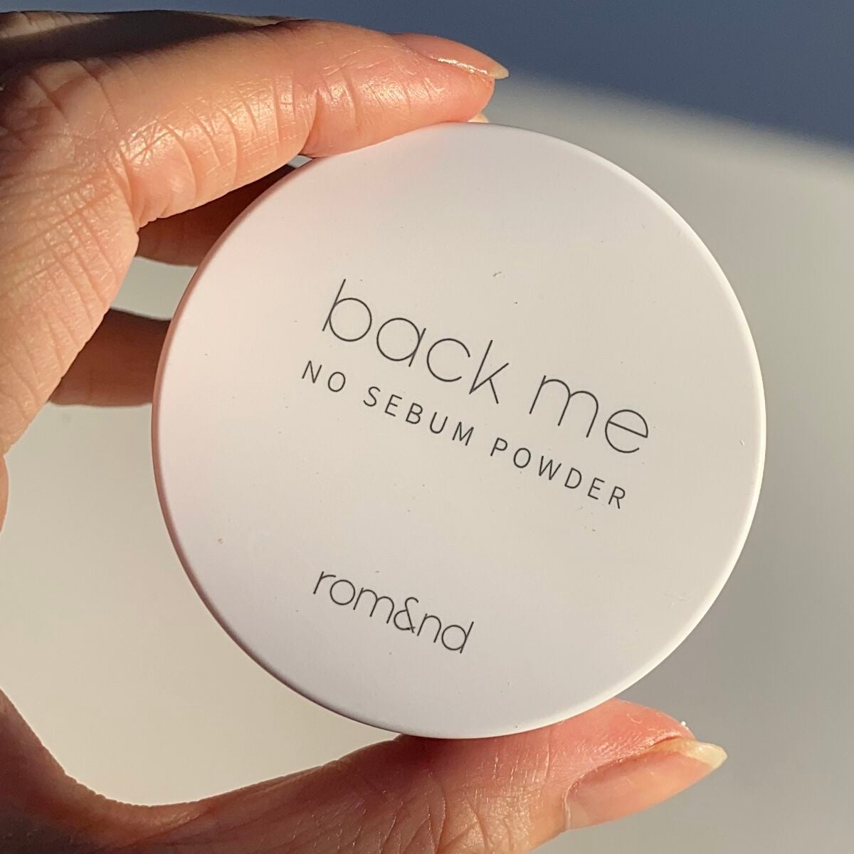 バックミーノーセバムパウダー/rom&nd/ルースパウダーを使ったクチコミ(1枚目)