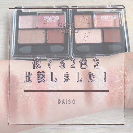 リラクシーアイシャドウ/GENE TOKYO/アイシャドウパレットを使ったクチコミ(1枚目)