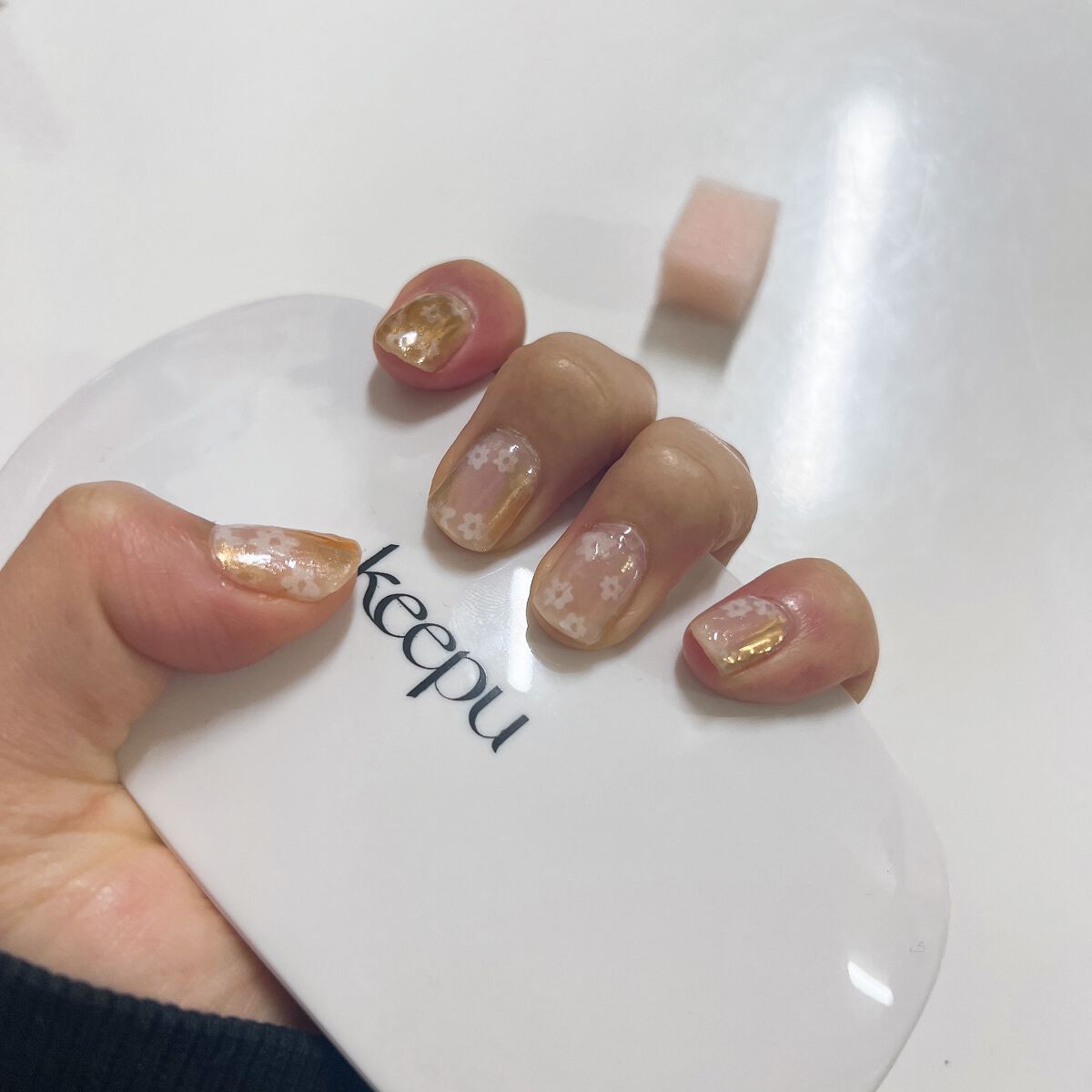 セルフカスタム ネイルシール/KEEPU/ネイルシールを使ったクチコミ(3枚目)