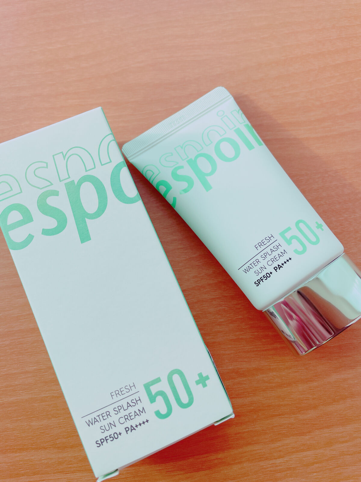 ウォータースプラッシュサンクリーム/espoir/日焼け止め・UVケアを使ったクチコミ（1枚目）