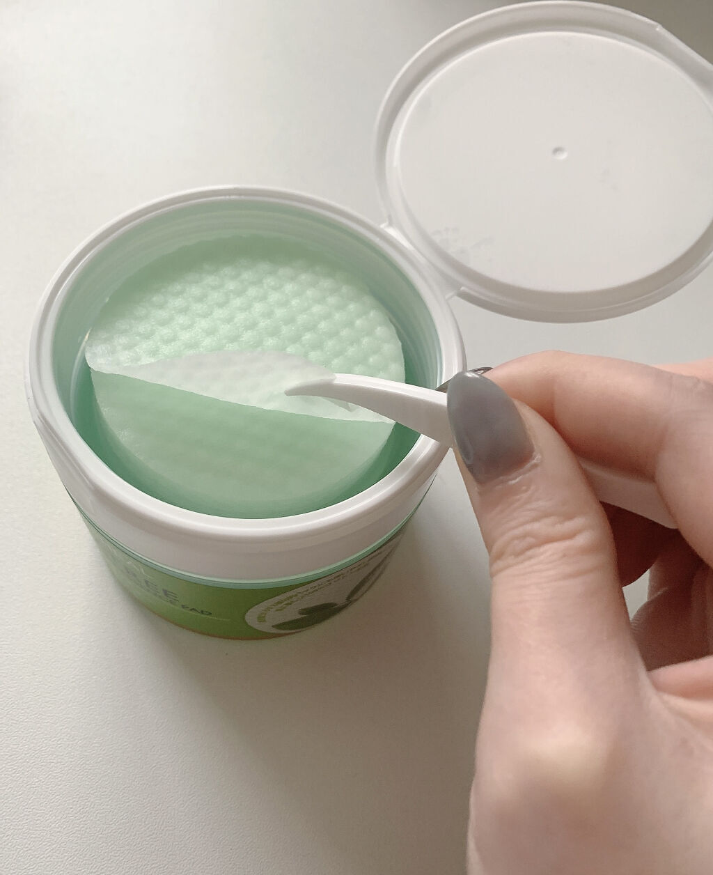 ティーツリーカーミングエッセンスパッド/MEDIHEAL/トナーパッドを使ったクチコミ（2枚目）