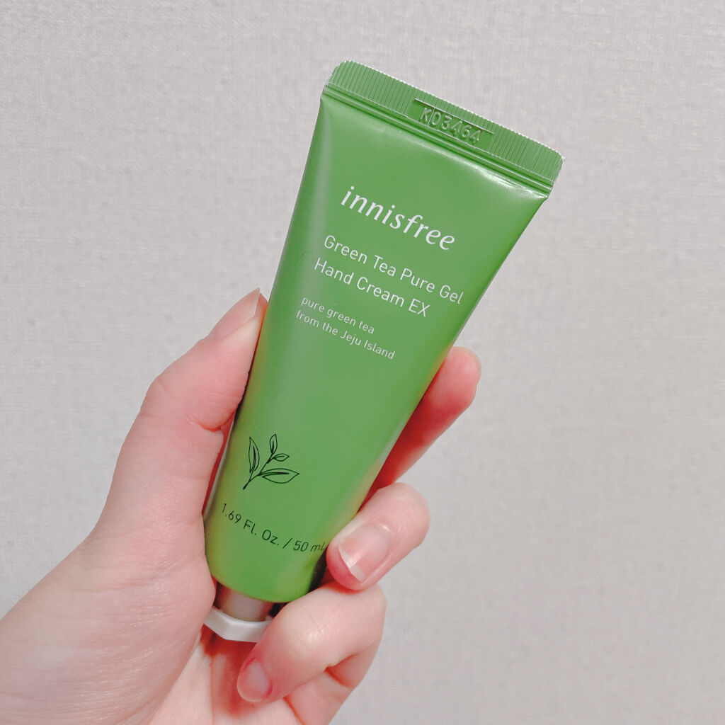 グリーンティー ピュア ジェルハンドクリーム EX/innisfree/ハンドクリームを使ったクチコミ（1枚目）
