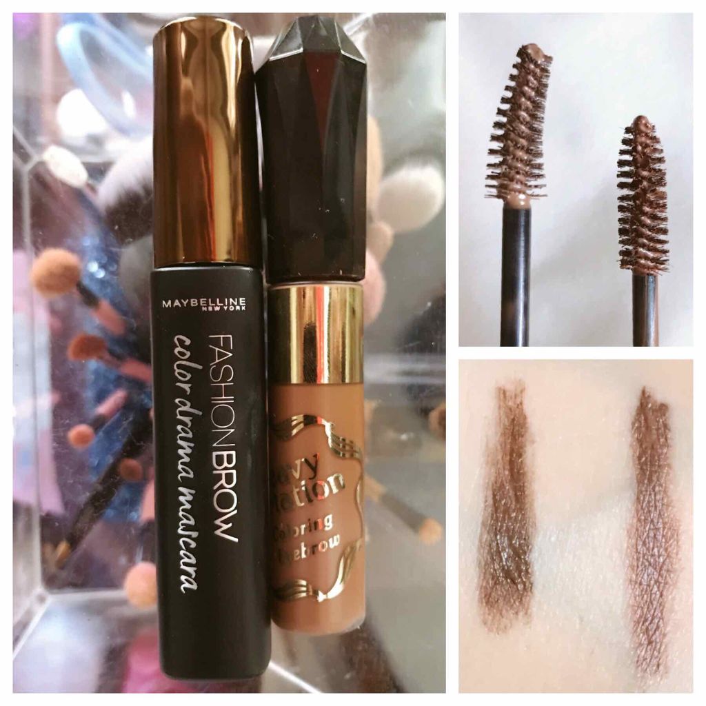 ファッションブロウ カラードラマ マスカラ/MAYBELLINE NEW YORK/眉マスカラを使ったクチコミ（1枚目）