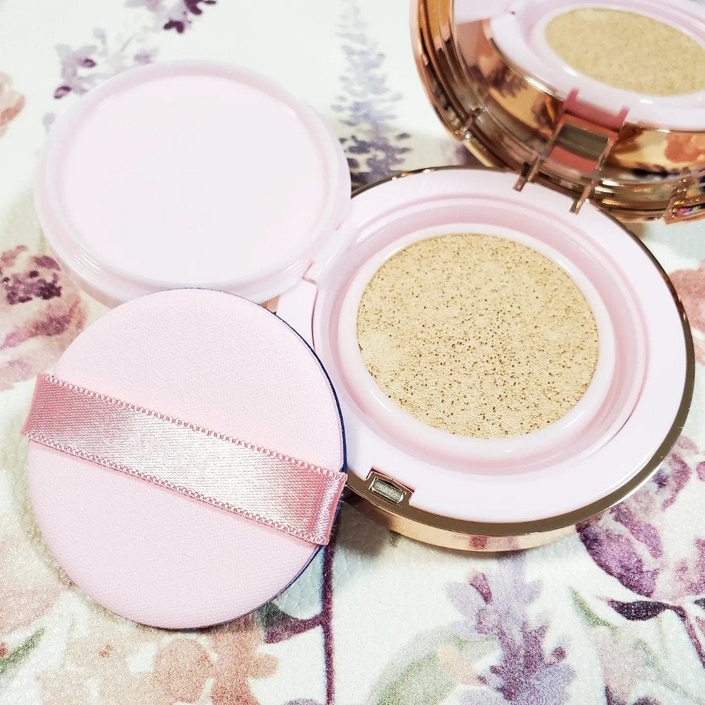 ピンクティーツリーカバーアップグロウクッション/APLIN/クッションファンデーションを使ったクチコミ(4枚目)