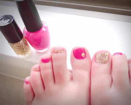 ITGグリッターネイル/DAISO/マニキュアを使ったクチコミ(1枚目)