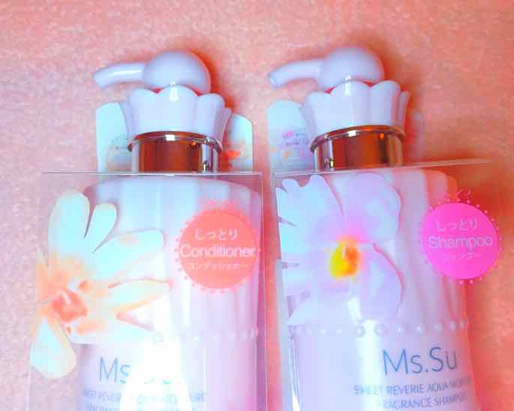 スイートレバリー アクアモイスチャー シャンプー／コンディショナー/Ms.Su/市販シャンプーを使ったクチコミ（2枚目）