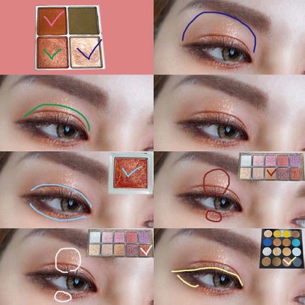 大英博物館 エジプトシリーズ アイシャドウパレット/ZEESEA/アイシャドウパレットを使ったクチコミ(3枚目)