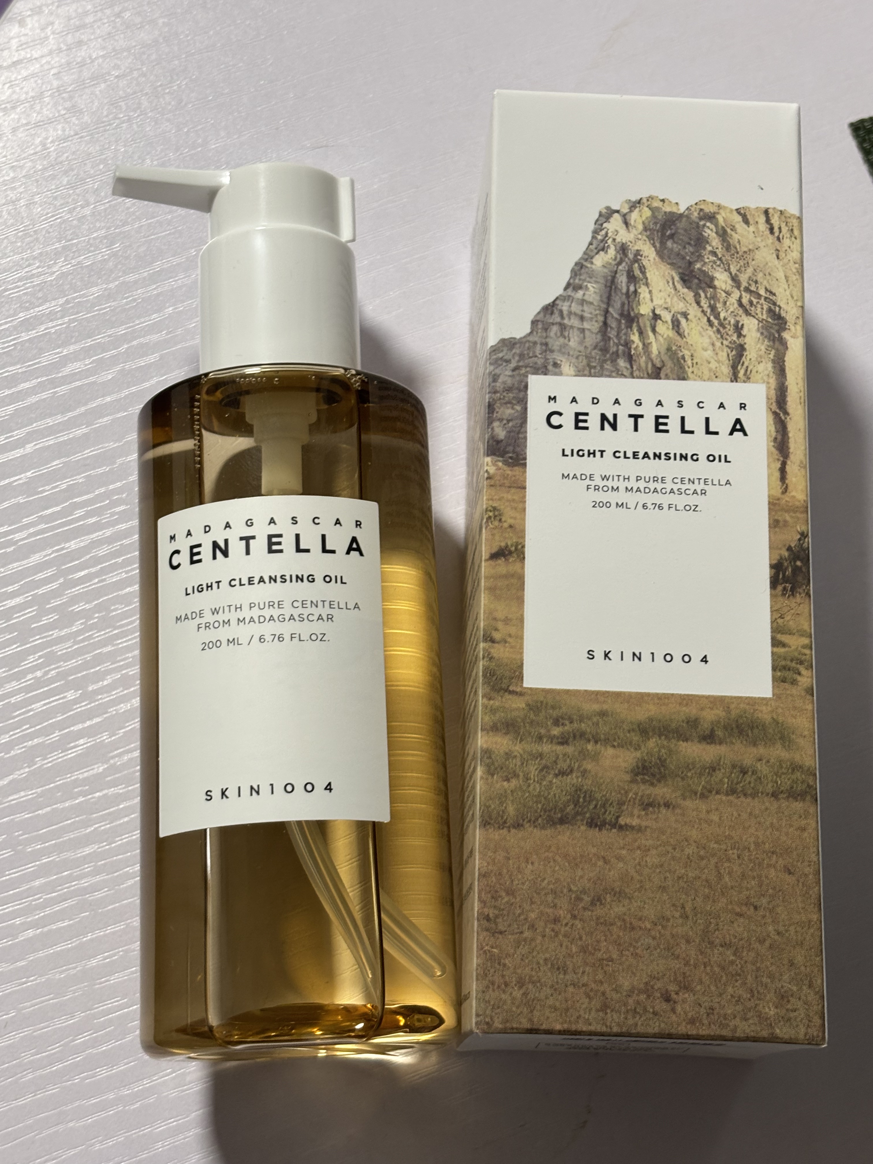 センテラ ライトクレンジングオイル/SKIN1004/オイルクレンジングを使ったクチコミ（1枚目）
