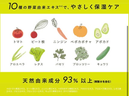 高保湿化粧水/ベジスキン/化粧水を使ったクチコミ(2枚目)