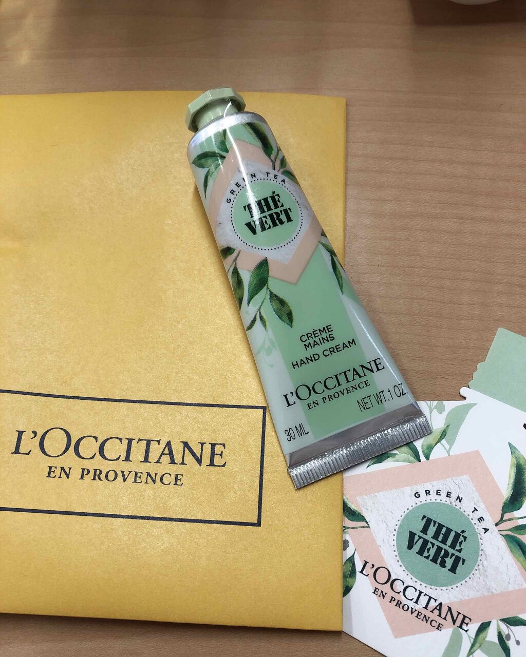 グリーンティ ハンドクリーム/L'OCCITANE/ハンドクリームを使ったクチコミ(1枚目)