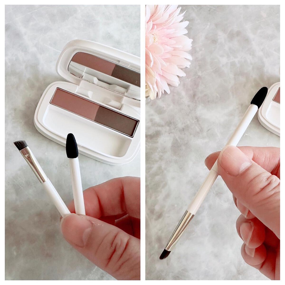 パウダーアイブロウ/media luxe/パウダーアイブロウを使ったクチコミ(4枚目)