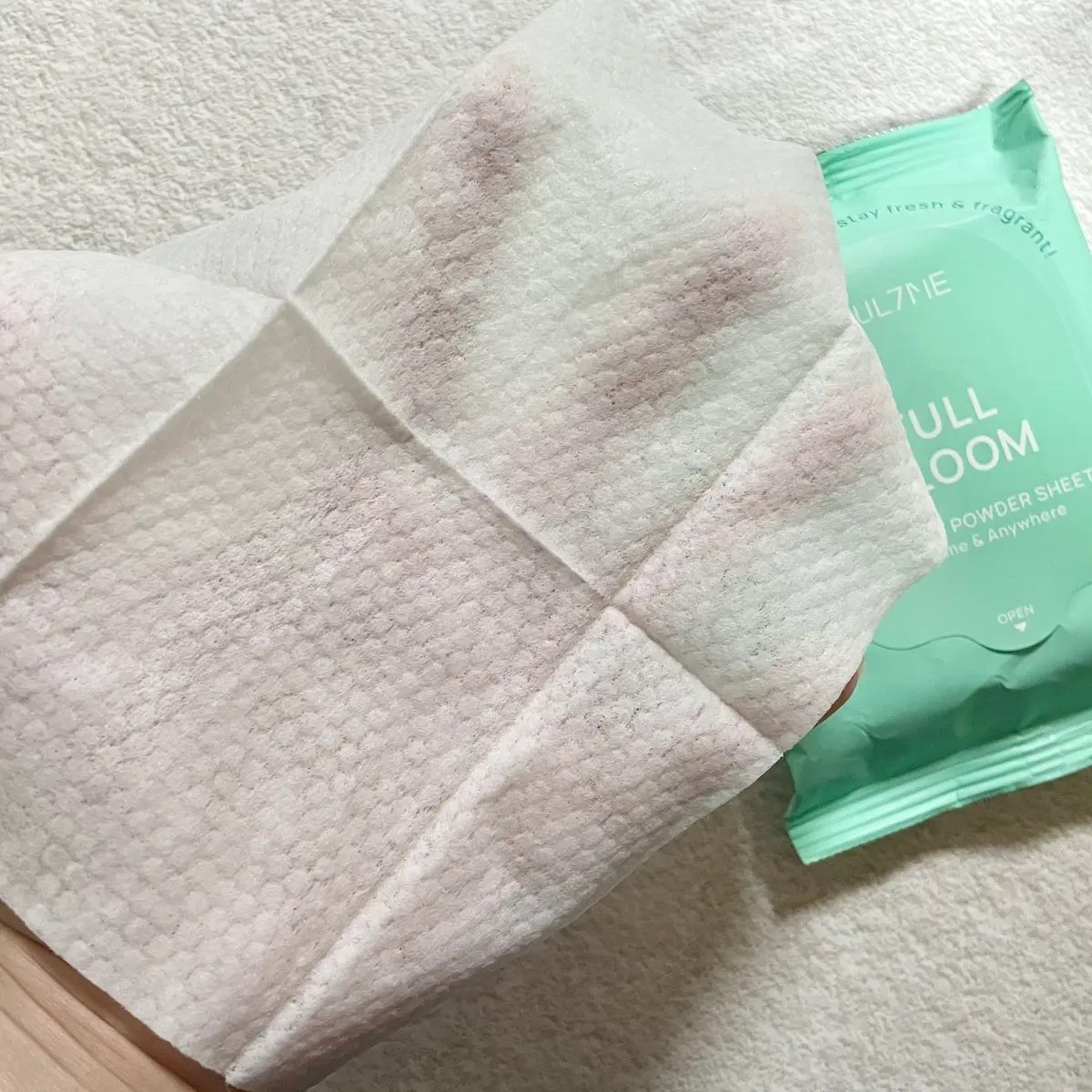 ジュライミー フレグランスパウダーシート サンセットフリージア/JUL7ME/ボディシートを使ったクチコミ（2枚目）