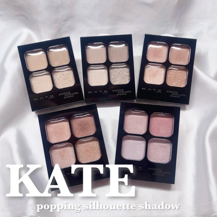 ケイト ポッピングシルエットシャドウ/KATE/アイシャドウパレットを使ったクチコミ(1枚目)