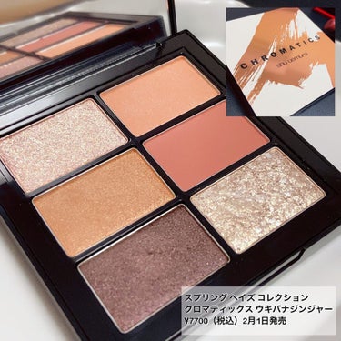 クロマティックス ウキバナジンジャー/shu uemura/アイシャドウパレットを使ったクチコミ（2枚目）