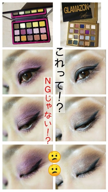 GLAMAZON PIGMENT PALETTE/Scott Barnes/パウダーアイシャドウを使ったクチコミ（1枚目）