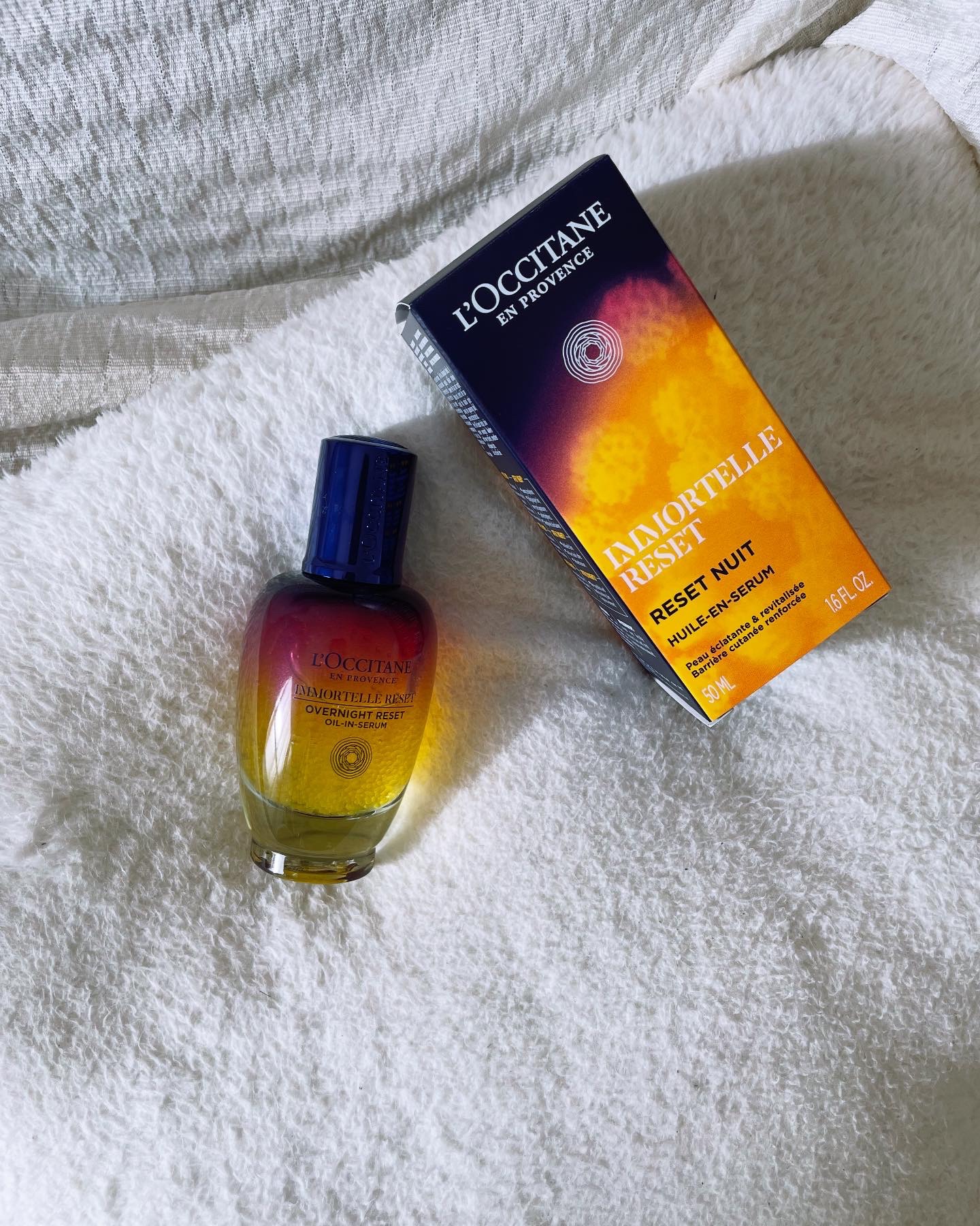 イモーテル オーバーナイトリセットセラム 50ml/L'OCCITANE/美容液を使ったクチコミ（1枚目）