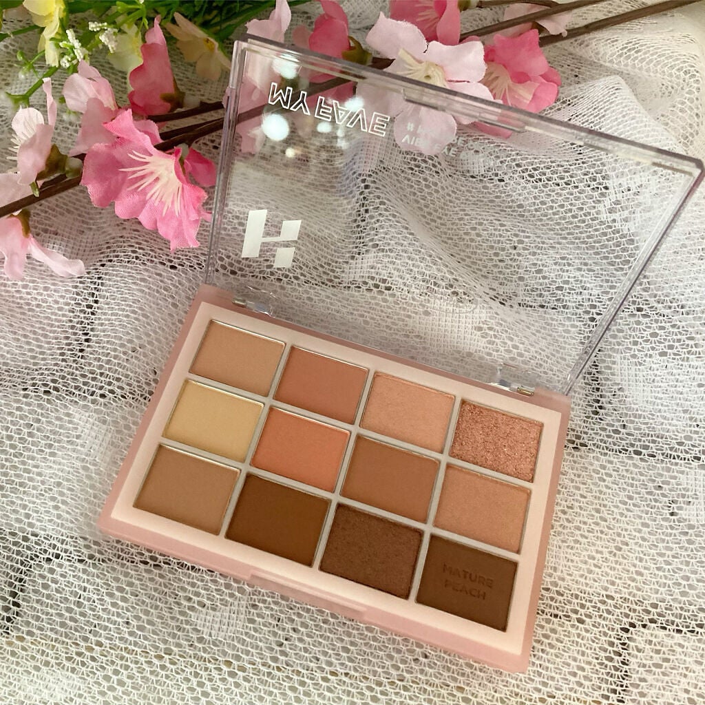 星沢咲花(さくら)🌸🧸 on LIPS 「【コーラルブラウンの春色パレット!】今回は、Qoo10のメガ割..」(3枚目)