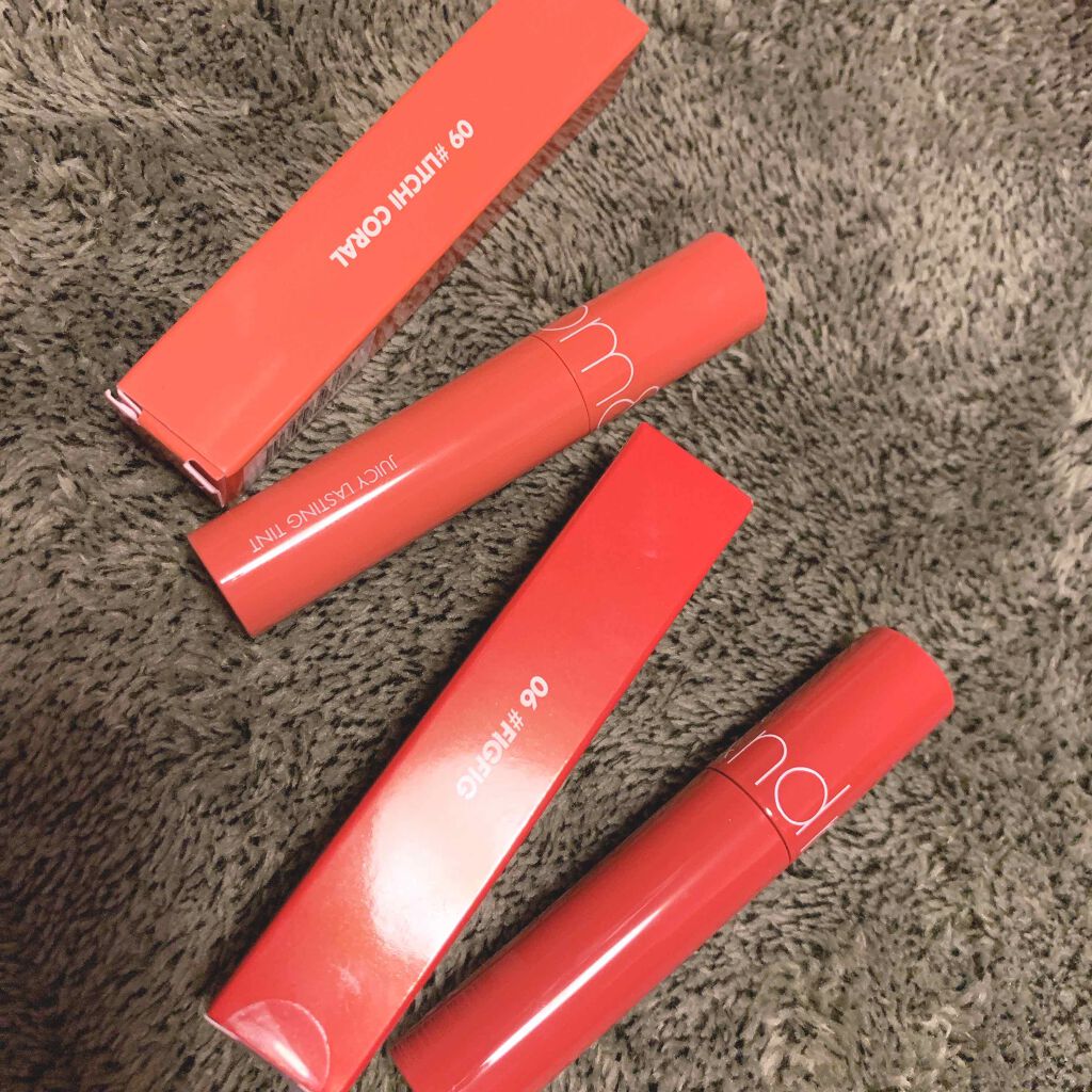 ジューシーラスティングティント/rom&nd/リップティントを使ったクチコミ（1枚目）