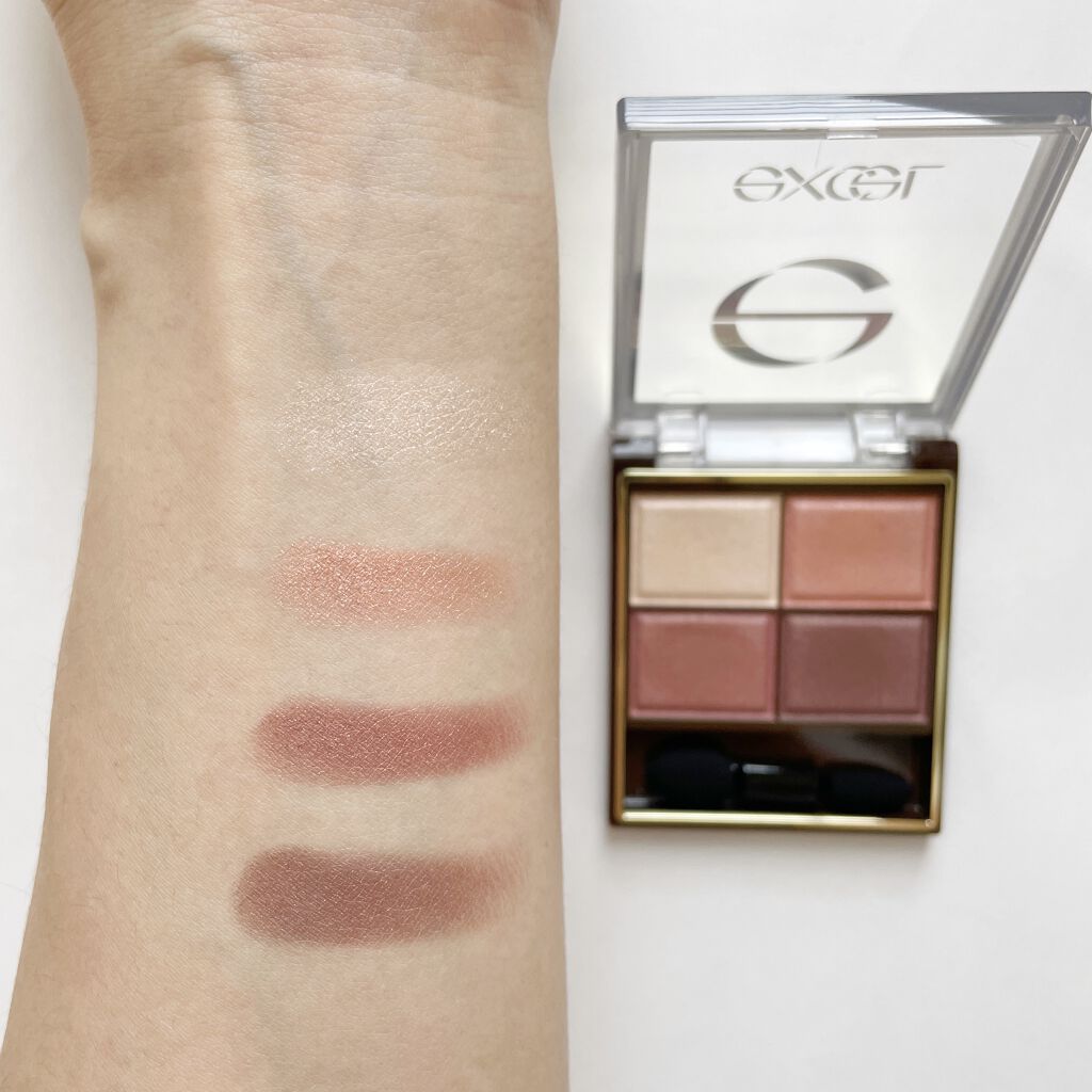 スキニーリッチシャドウ/excel/アイシャドウパレットを使ったクチコミ（3枚目）