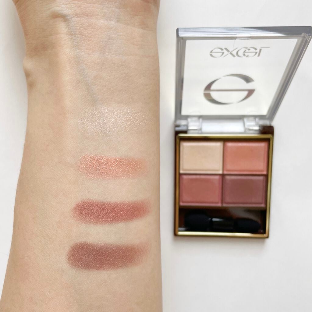 スキニーリッチシャドウ/excel/アイシャドウパレットを使ったクチコミ(3枚目)