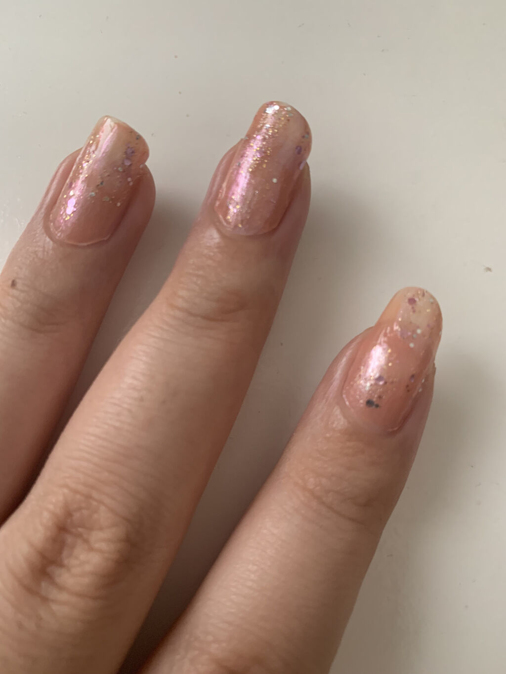 ネイルホリック Pinkish color PK814/ネイルホリック/マニキュアを使ったクチコミ（2枚目）