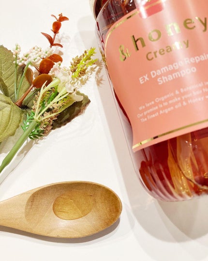 Creamy EXダメージリペアシャンプー1.0/ヘアトリートメント2.0/&honey/市販シャンプーを使ったクチコミ(4枚目)