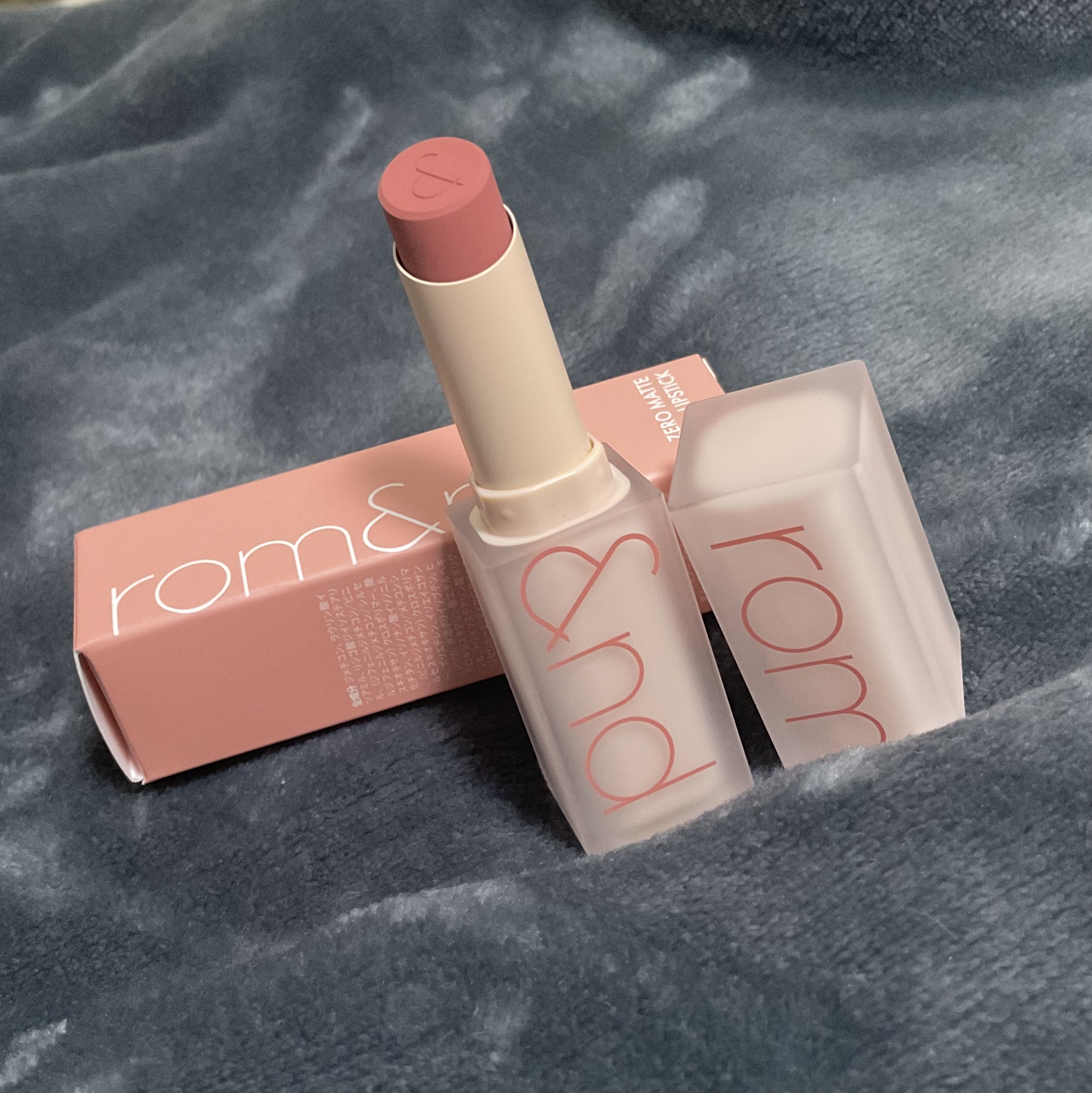 ゼロマットリップスティック/rom&nd/口紅を使ったクチコミ（2枚目）