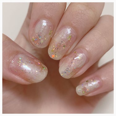 UR GLAM　COLOR NAIL SELECTION CL1＜グリッターカラー＞/U R GLAM/マニキュアを使ったクチコミ（2枚目）