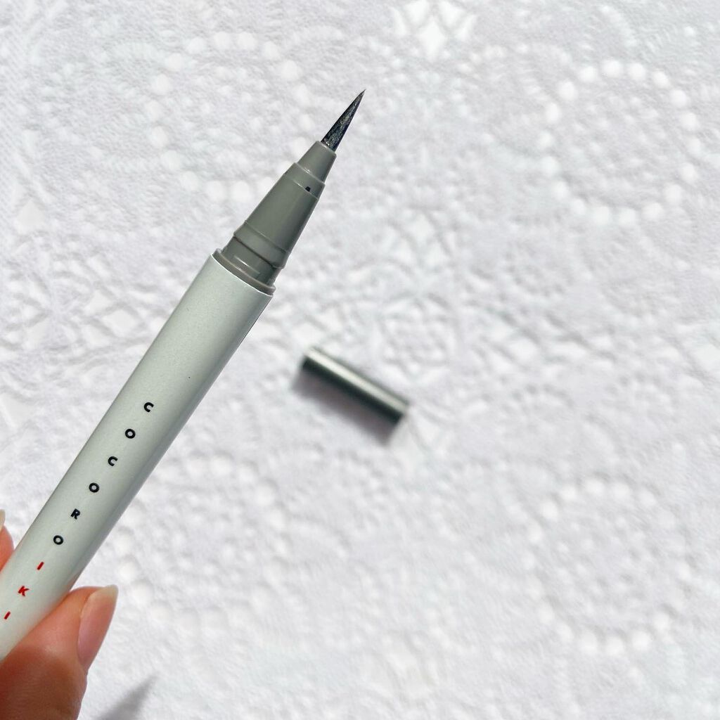 アイデザインライナー/COCOROIKI/リキッドアイライナーを使ったクチコミ(6枚目)