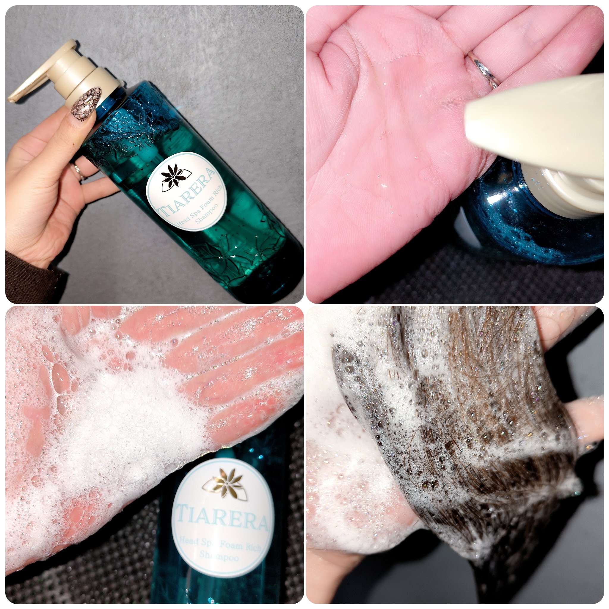 ヘッドスパフォームリッチシャンプー／ディープスパリペアトリートメント/TIARERA/市販シャンプーを使ったクチコミ（2枚目）