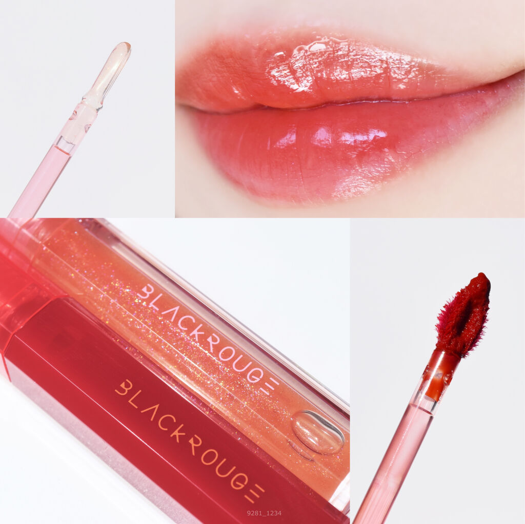 ハーフアンドハーフ ウォーターグロウ​/BLACK ROUGE/口紅を使ったクチコミ（3枚目）