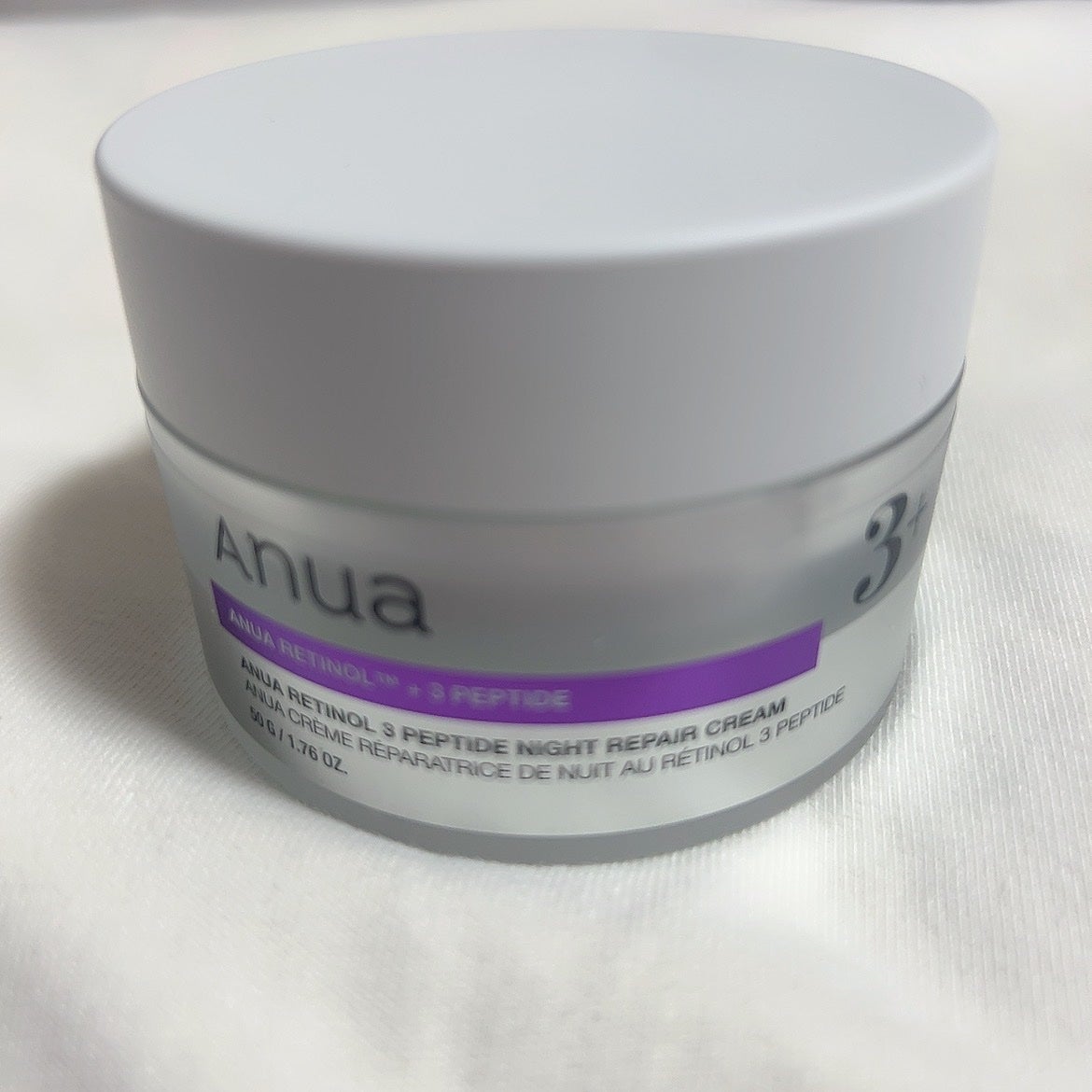 レチノール 3ペプチドナイトリペアクリーム/Anua/フェイスクリームを使ったクチコミ(1枚目)