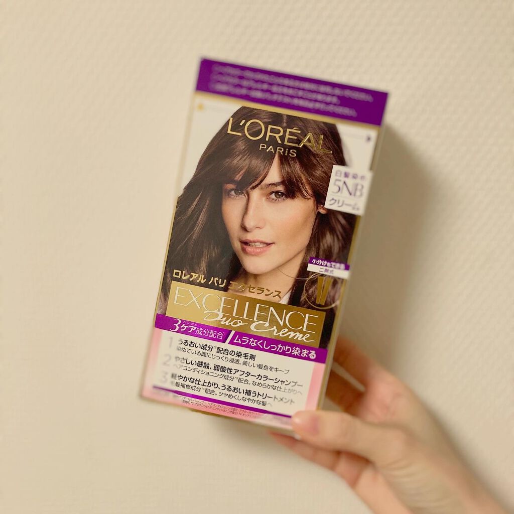 エクセランス R クリームタイプ /ロレアル パリ/ヘアカラーを使ったクチコミ(1枚目)