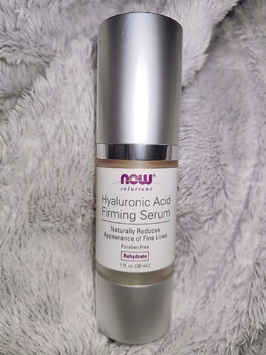 Now Foods
Hyaluronic Acid Firming Serum
ヒアルロン酸ファーミング美容液

ヒアルロン酸ってめっちゃ肌に良さそう！！と思ってiHerbで大分前に買った

保湿は多分