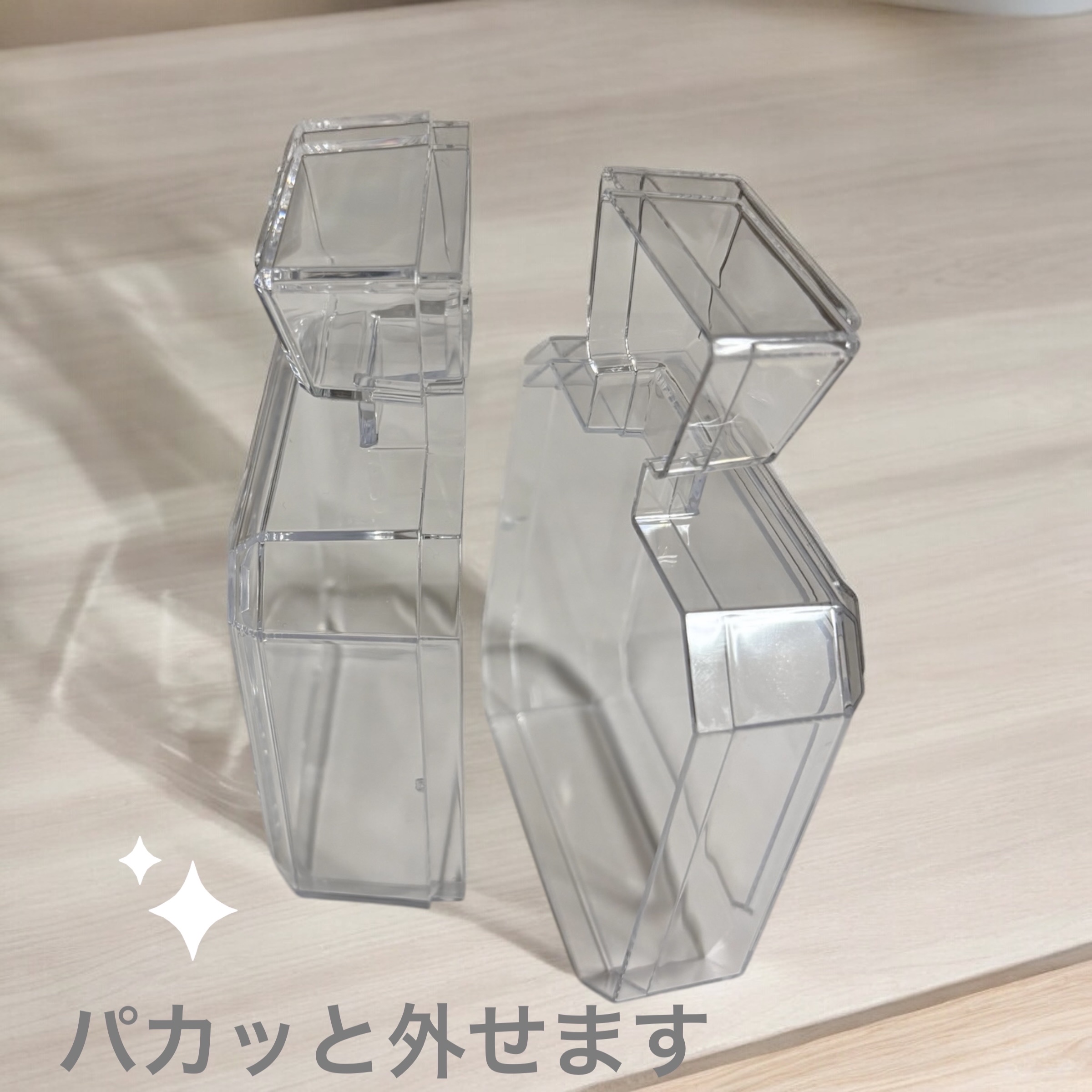 ギフトボックス　香水型　クリア/セリア/その他を使ったクチコミ（2枚目）