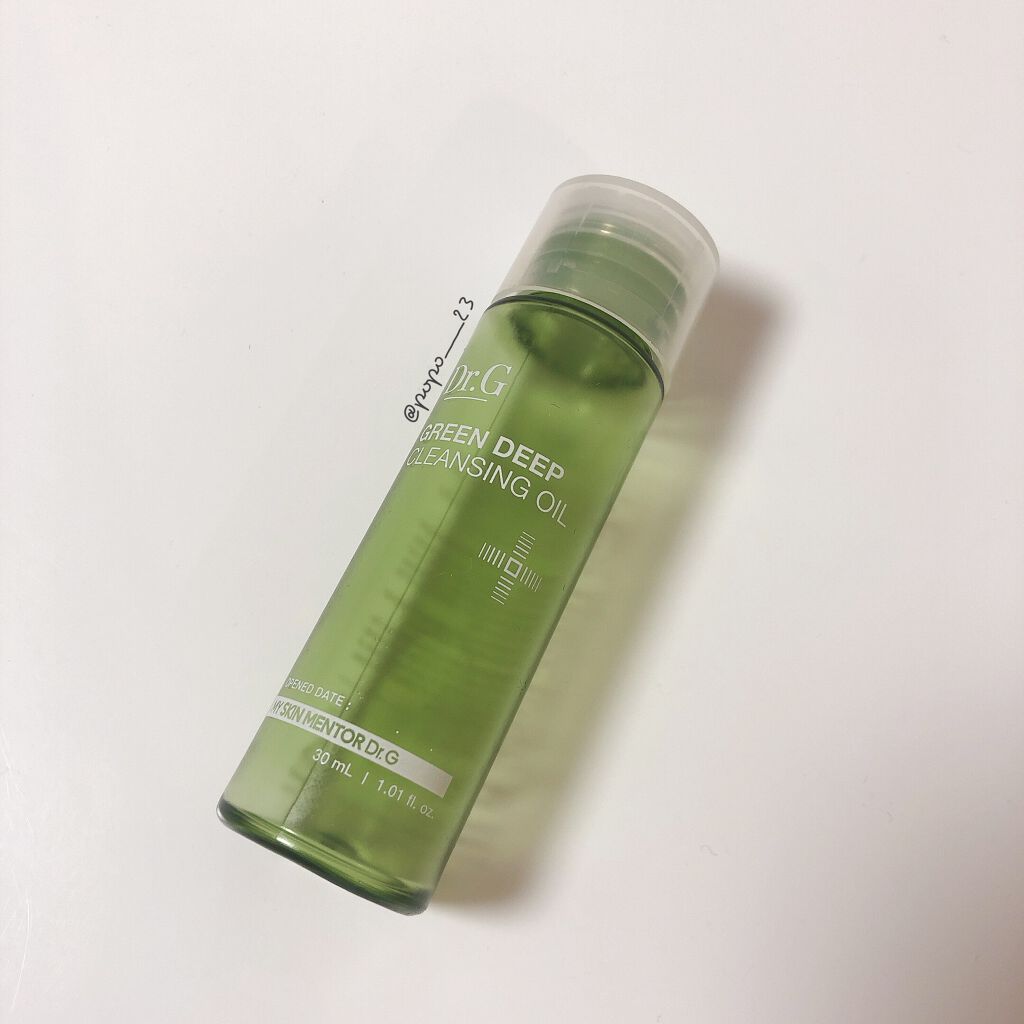 グリーンディープクレンジングオイル/Dr.G/オイルクレンジングを使ったクチコミ(1枚目)