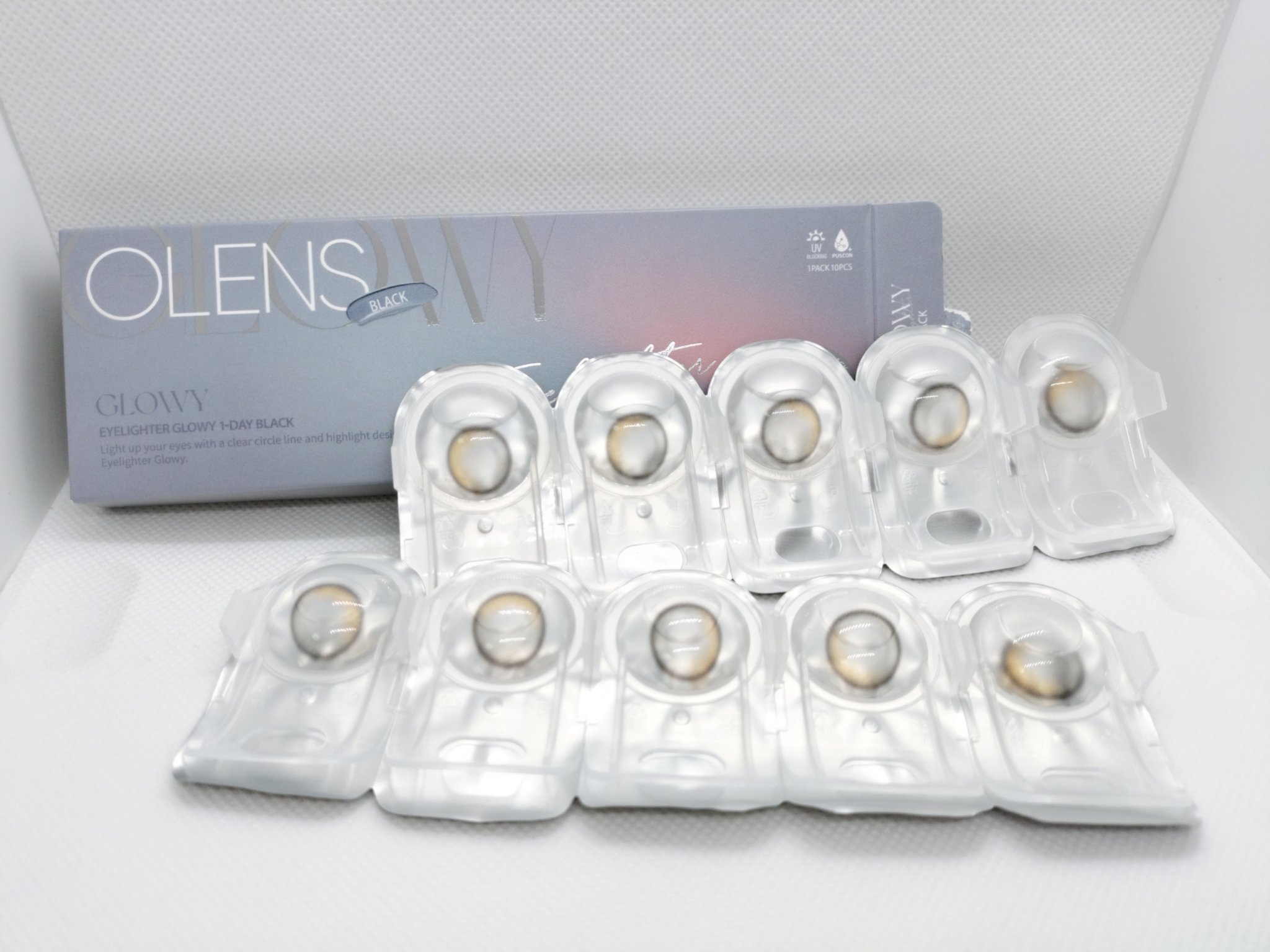 Glowy 1day/OLENS/ワンデー（１DAY）カラコンを使ったクチコミ（3枚目）