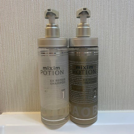 リペアシャンプー/ヘアトリートメント/mixim POTION/シャンプー・コンディショナーを使ったクチコミ(1枚目)
