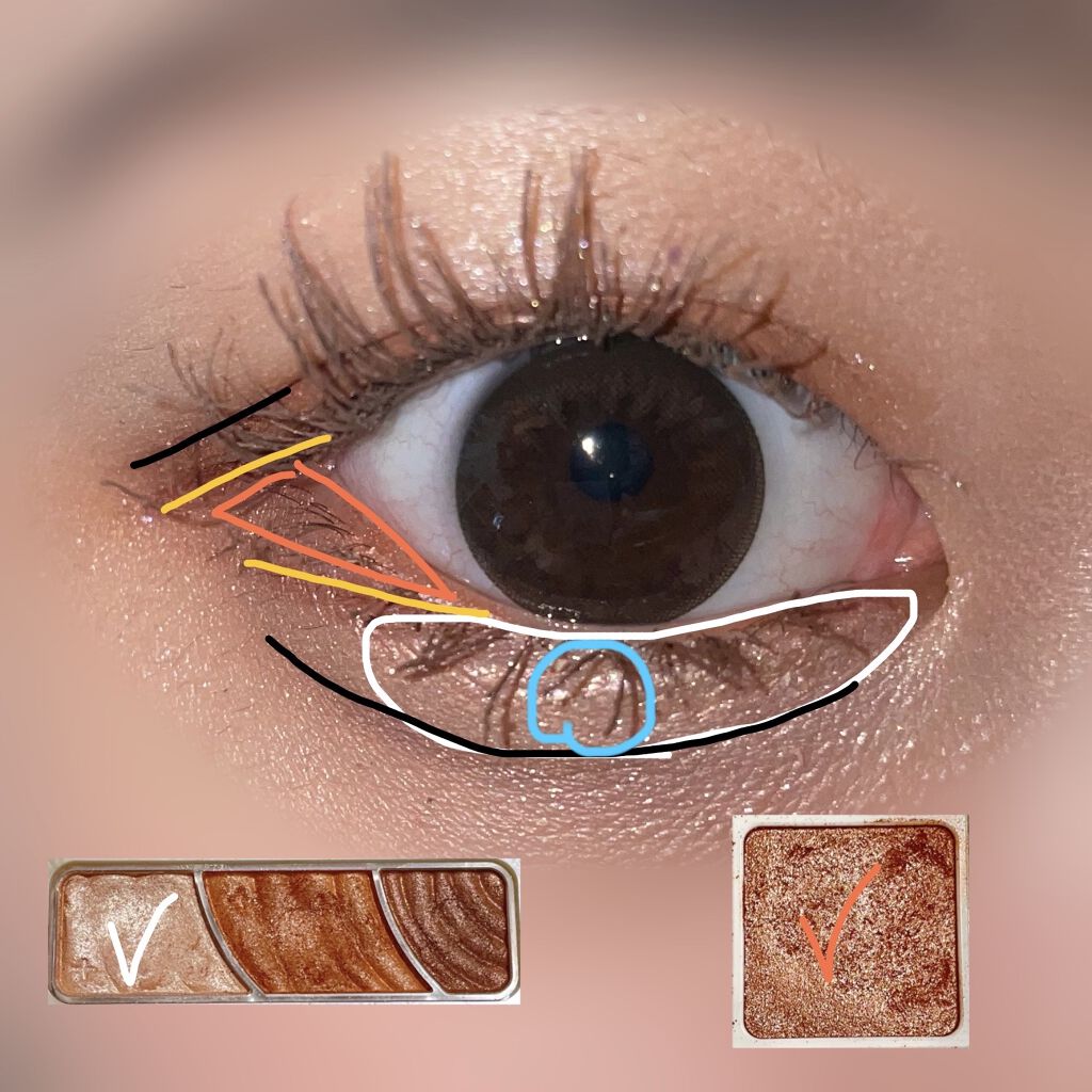 トーンアップアイシャドウ/CEZANNE/アイシャドウパレットを使ったクチコミ（3枚目）