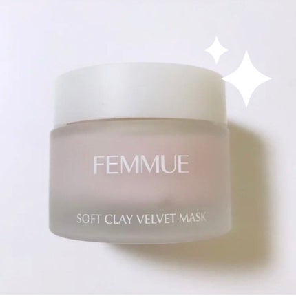 ソフトクレイ ベルベットマスク/FEMMUE/洗い流すパック・マスクを使ったクチコミ(1枚目)