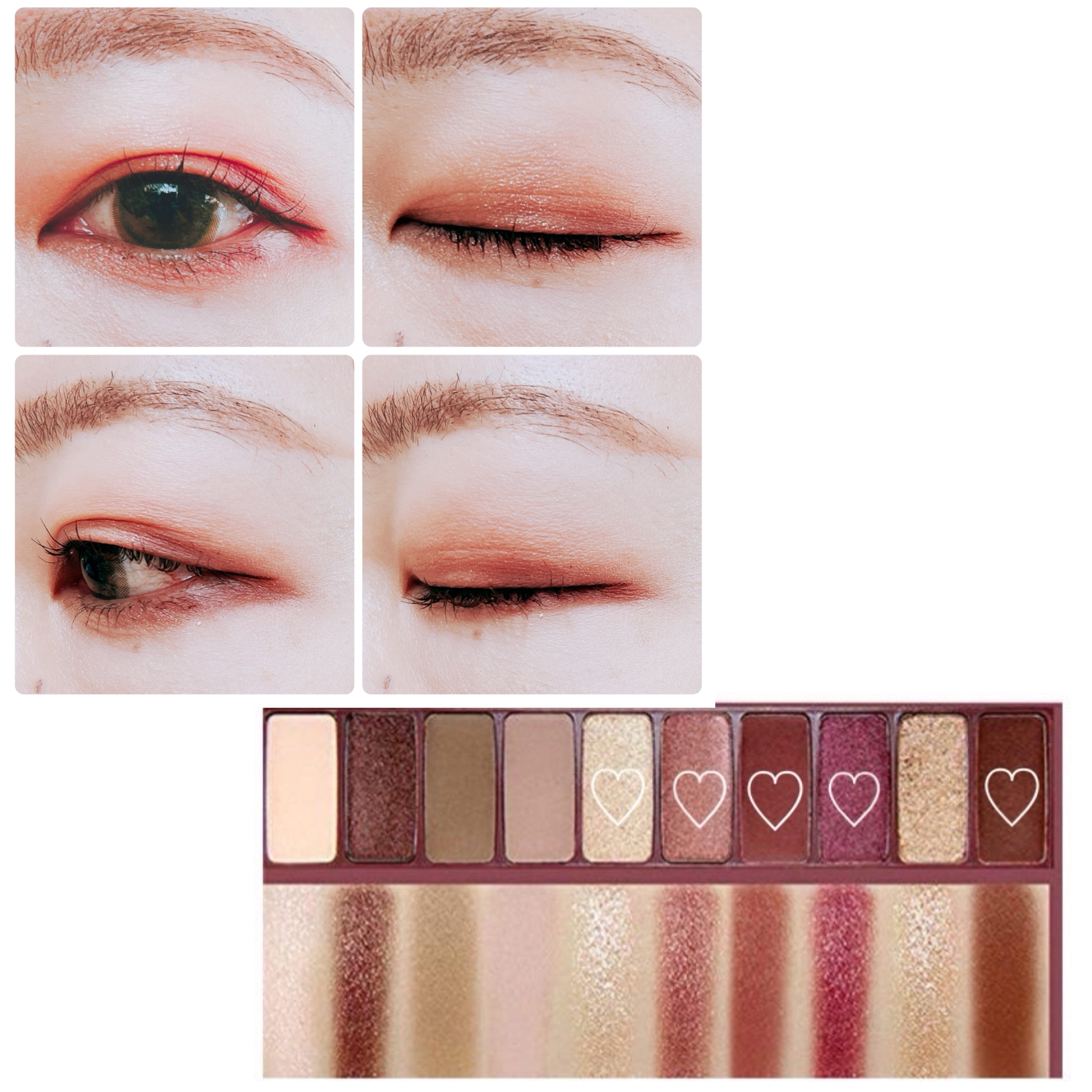 プレイカラー アイシャドウ/ETUDE/アイシャドウパレットを使ったクチコミ（2枚目）