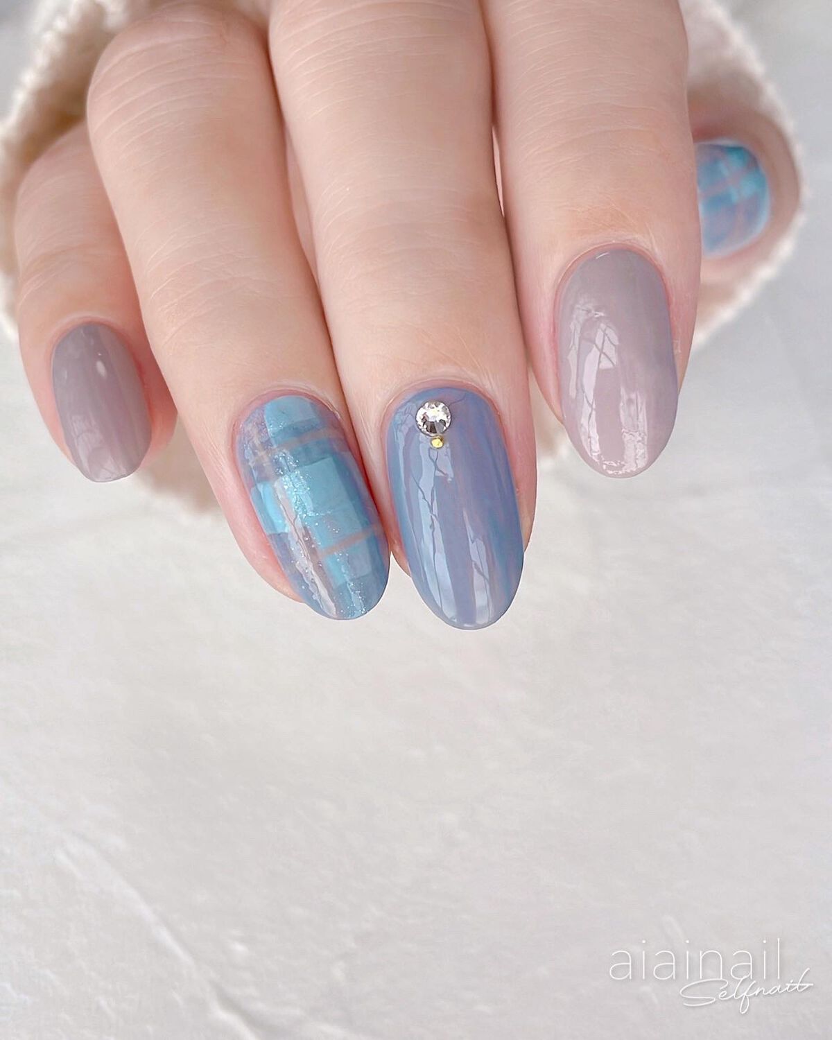 シェルズコート シャークグレー/nail for all/マニキュアを使ったクチコミ（2枚目）