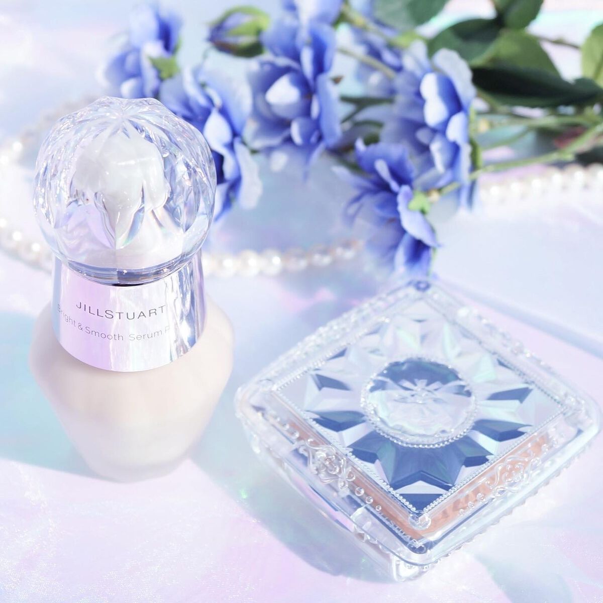 グロウシフォン セラムフィルター/JILL STUART/パウダーファンデーションを使ったクチコミ(2枚目)