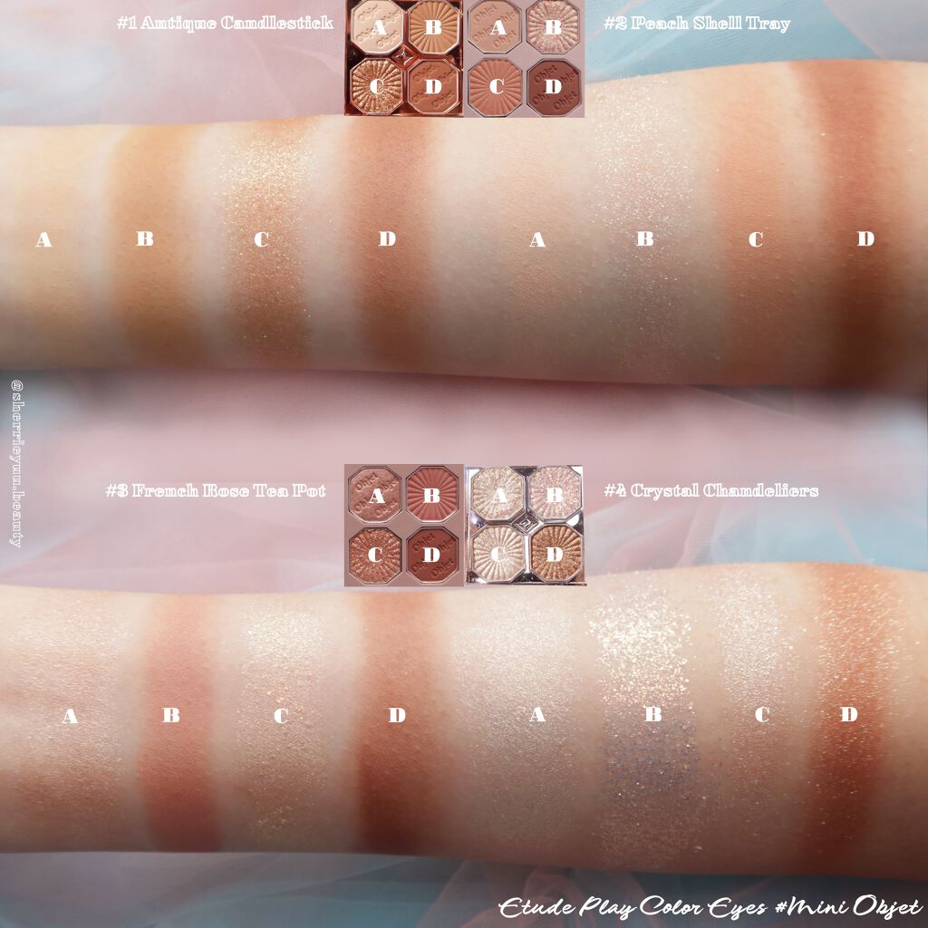 プレイカラーアイズ ミニオブジェ/ETUDE/アイシャドウパレットを使ったクチコミ（2枚目）