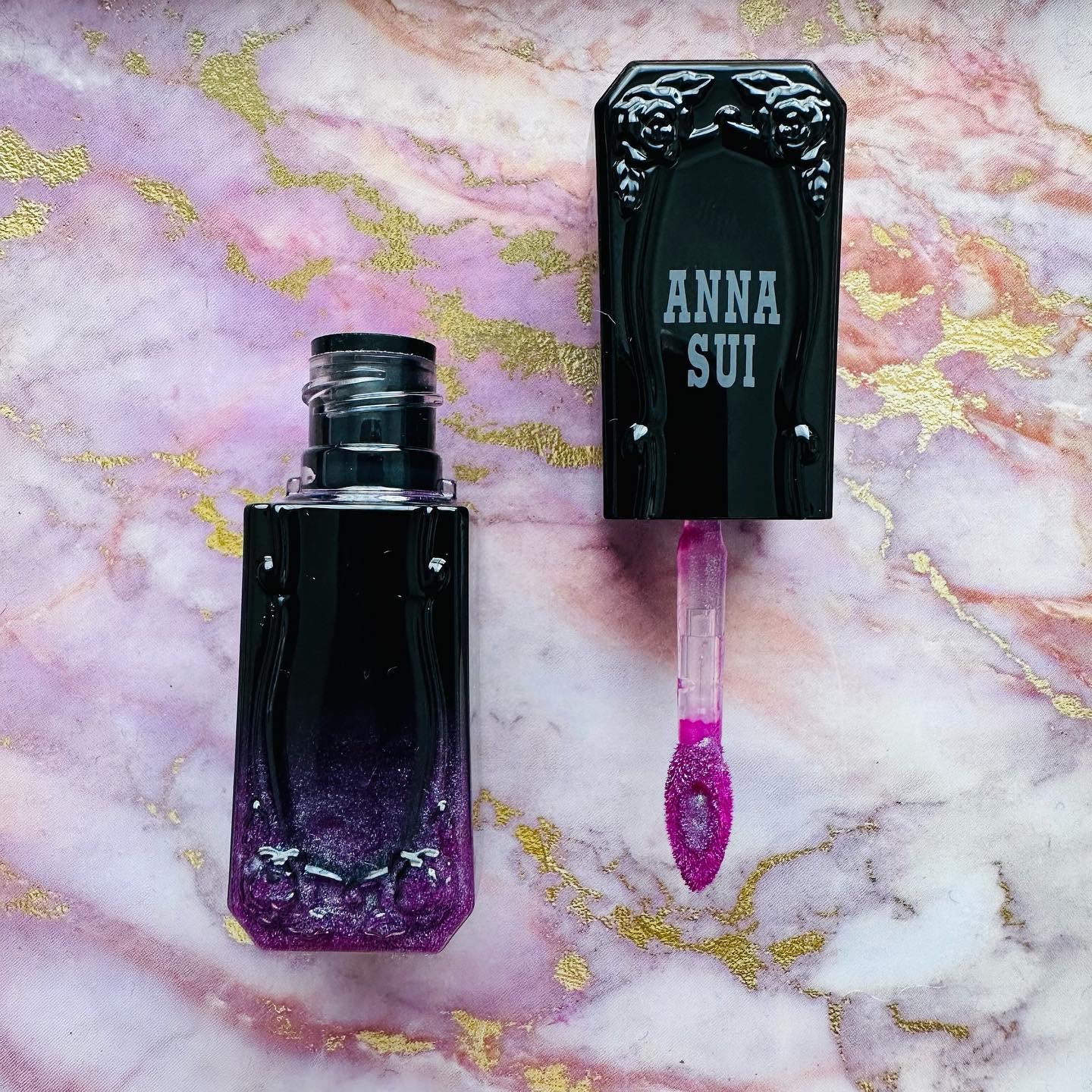 ティント ルージュ 001 魅惑のミルキープルーン/ANNA SUI/リップティントを使ったクチコミ（1枚目）