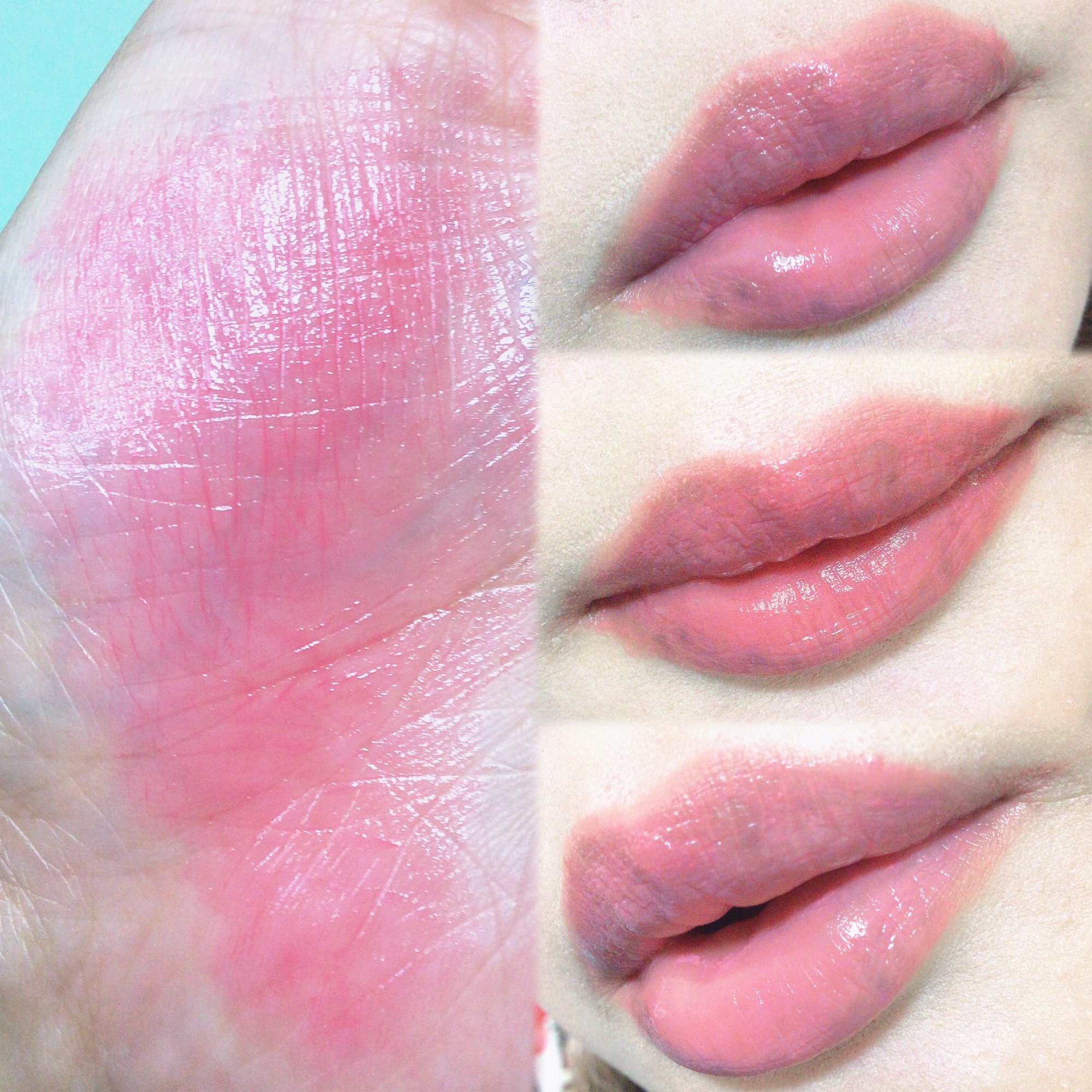 ヴィーガンカラーリップバーム ベリーピンク/カミール/リップケアを使ったクチコミ（3枚目）