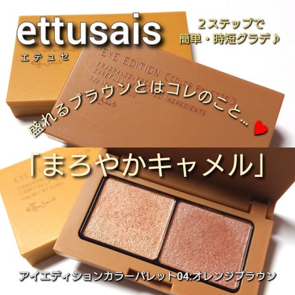 エテュセ アイエディション(カラーパレット)/ettusais/アイシャドウパレットを使ったクチコミ(1枚目)