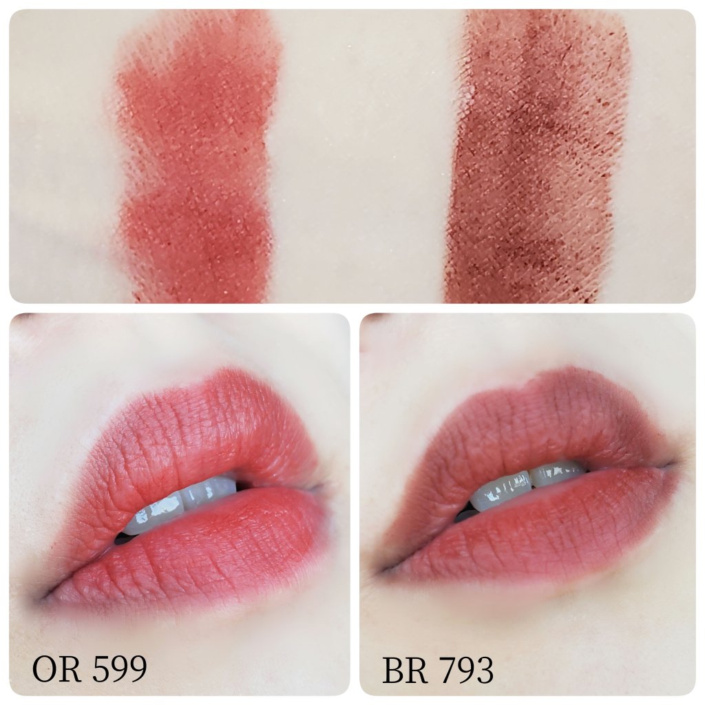 キヌ ルージュ マット OR 599/shu uemura/口紅を使ったクチコミ（3枚目）