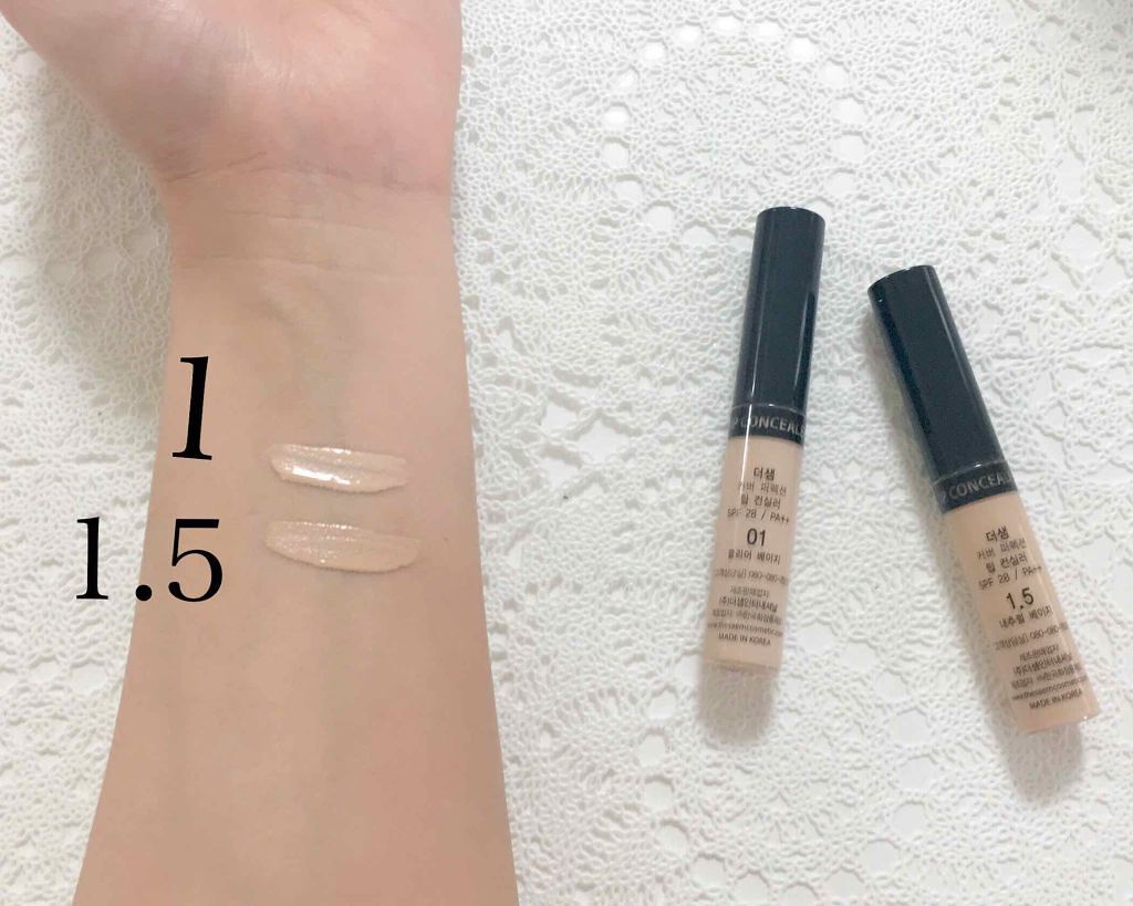 カバーパーフェクション チップコンシーラー/the SAEM/リキッドコンシーラーを使ったクチコミ(2枚目)