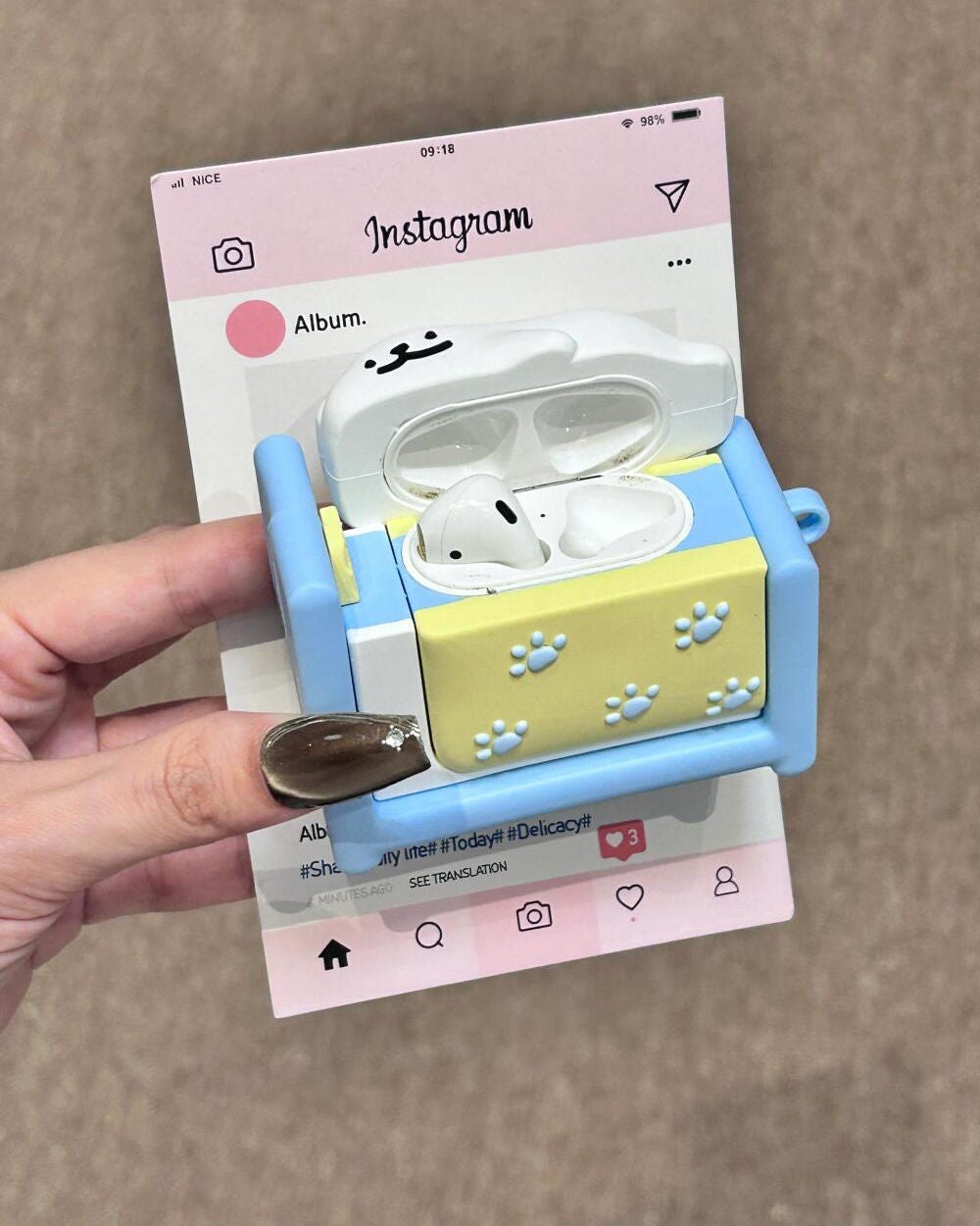 ケース大好きっ子 on LIPS 「寝る上下のベッドのかわいい子犬#iPhoneケース#購入品#宝..」(2枚目)